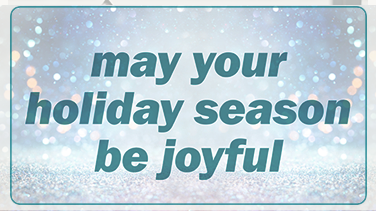 May your holiday season be joyful